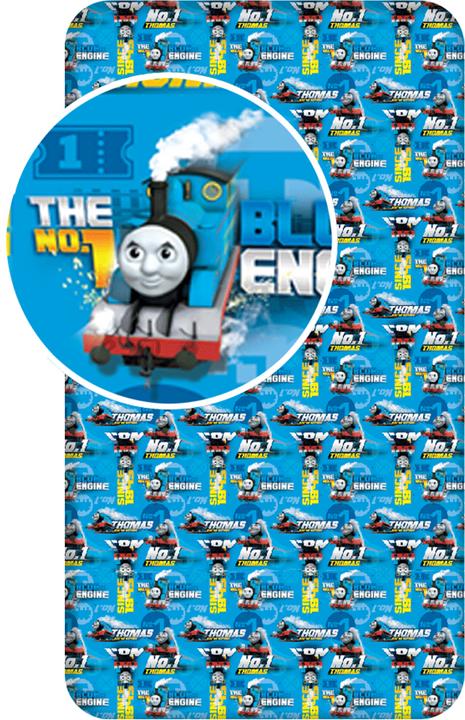 Actual product image NoName Thomas the locomotive fitted sheet - 90x200 cm duvet cover single bed mattress cover
