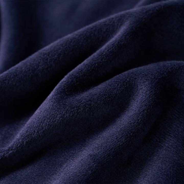 Image du produit VidaXL Veste à capuche enfant bleu marine 92,Matière : 94% polyester (92)