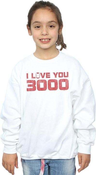Image du produit Fille Avengers Endgame I Love You 3000 Distressed Sweat-shirt (116)