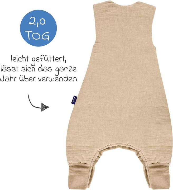 Image du produit Alvi Schlafsäcke Schlafsack mit Füssen Sleep-Overall 4 Season (70 cm)
