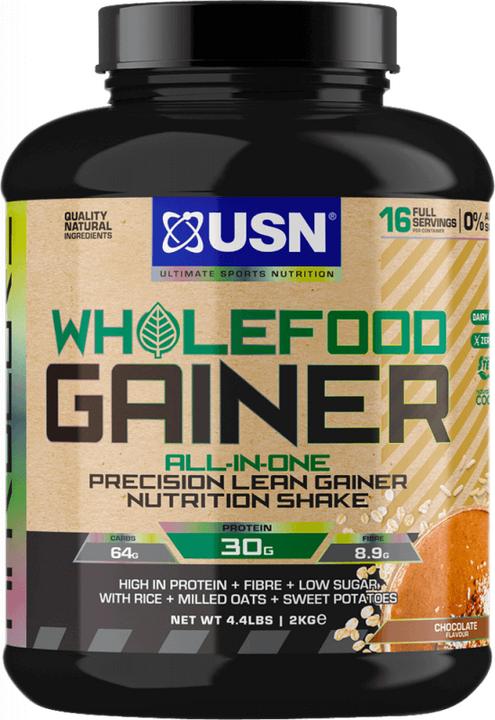 Actual product image USN Wholefood Gainer (Chocolate, 1 pcs., 2000 g)