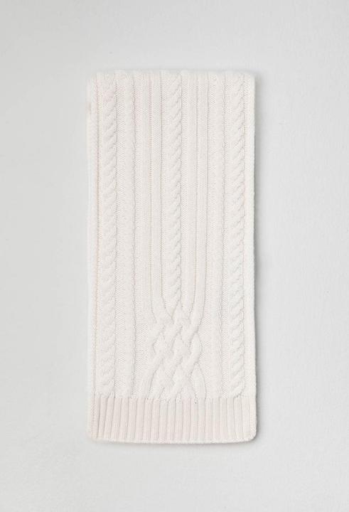 Actual product image Furnari 100% cashmere scarf in ice-white