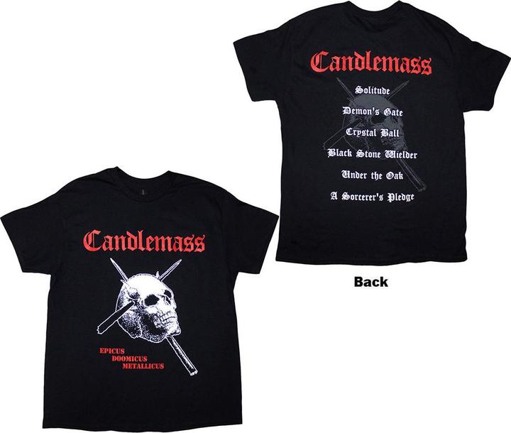 Candlemass Epicus Doomicus Metallicus Back Print