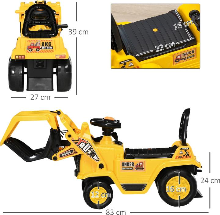 Actual product image Outsunny Children's excavator
