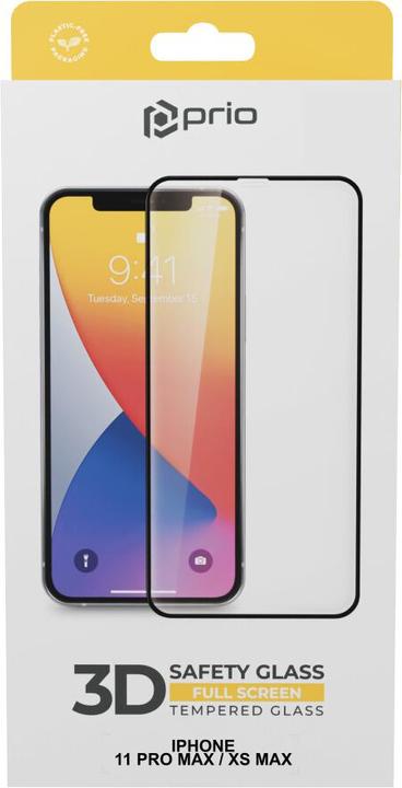 Actual product image prio 3D Tempered Glass iPhone 11Pro Max/XS Max + Cam Glass black (1 Piece, Apple iPhone 11 Pro Max, Apple iPhone XS Max)