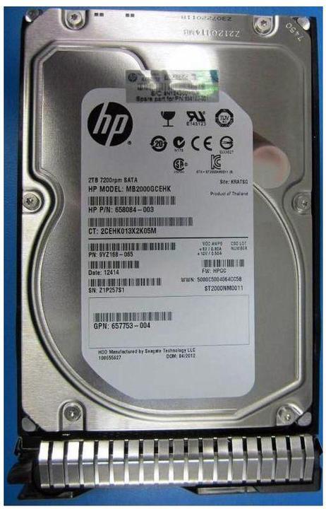 Produktbild HPE 2TB 6G SATA 7.2k 3.5" (2 TB, 3.5")