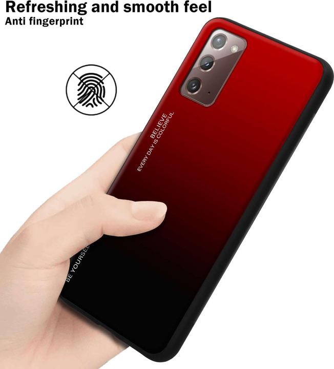 Immagine prodotto Cadorabo Custodia per Samsung Galaxy NOTE 20 TPU 2 Farben Glas (Samsung Galaxy Note 20)
