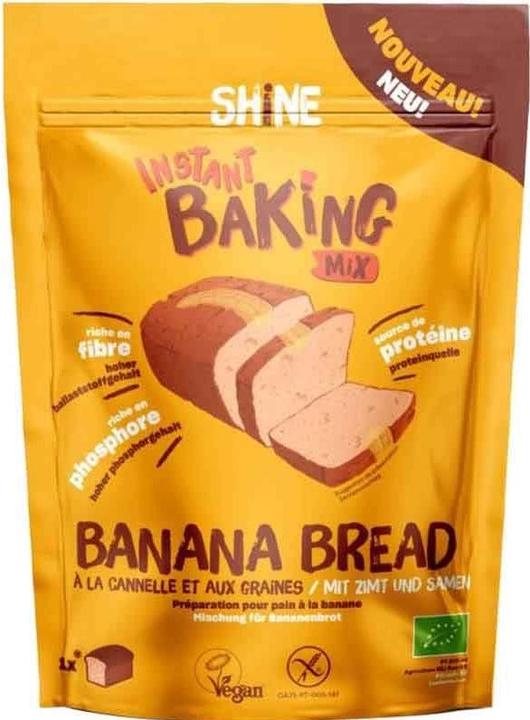 Produktbild Shine Instant Baking Mix Banana Bread BIO (350 g)