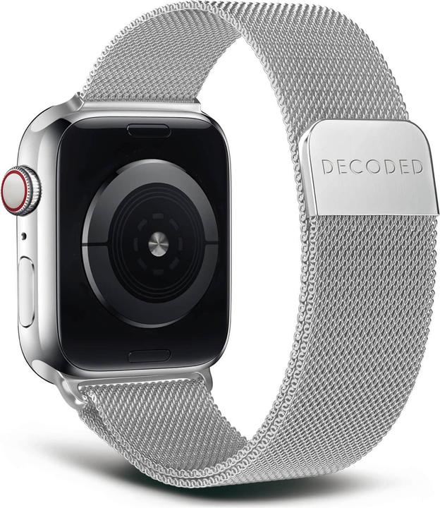 Immagine prodotto Decoded Cinghia di trazione Milanaise 42/44/45 mm in titanio (44 mm, 45 mm, 49 mm, 46 mm, Acciaio inossidabile, Apple Watch Series 3, Apple Watch Series 2, Apple Watch Serie 4, Apple Watch Series 10, Apple Watch Series 1, Apple Watch Serie 5)