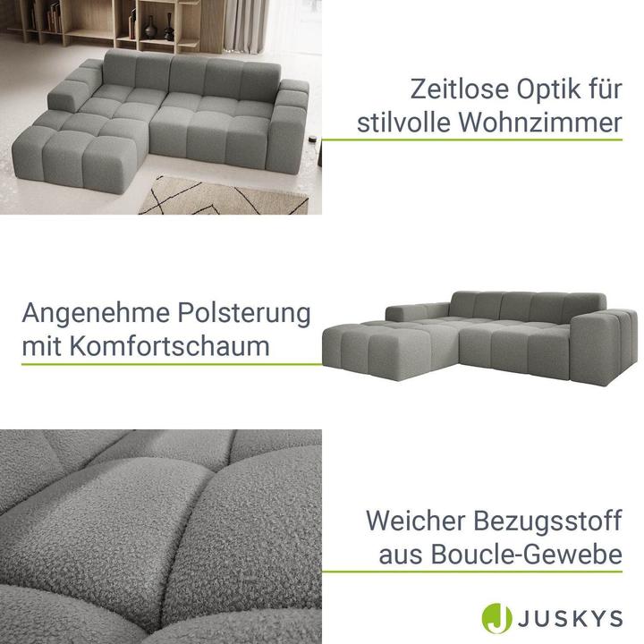 Actual product image Juskys Merano sofa left (Corner sofa)