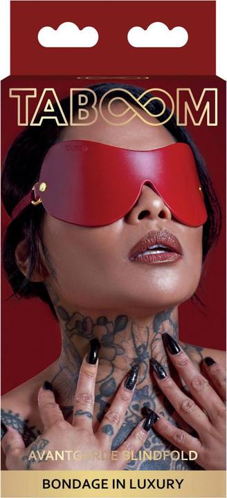 Actual product image Taboom Red Line Vegan Avantgarde Blindfold