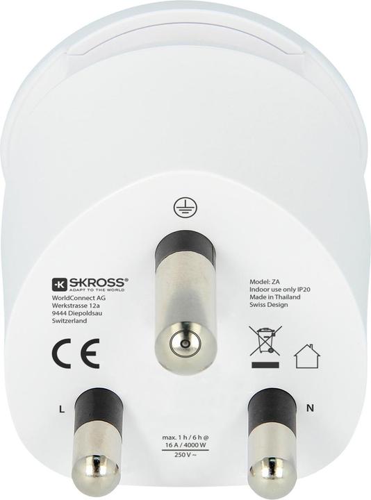 Actual product image Skross Combo World to South Africa
