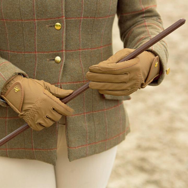 Actual product image Supreme Products Horse Show Cane Classic Leather