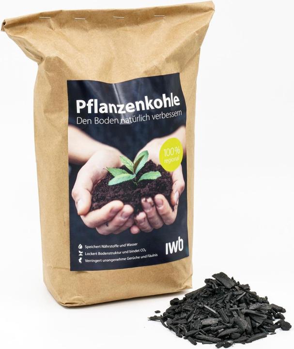 IWB Pflanzenkohle (45 l, Erde ohne Torf)