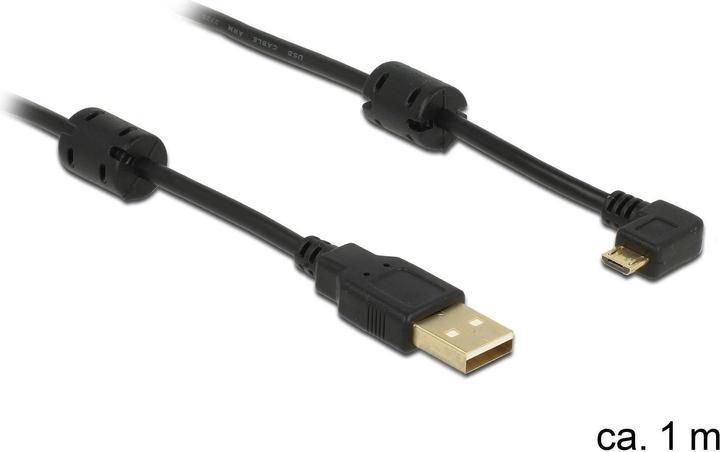 Actual product image Delock USB-A - USB micro-B angled 270 (1 m, USB 2.0)