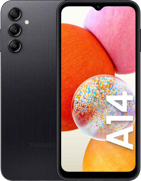 Samsung Galaxy A14 LTE (64 Go, Noir, 6.60", Double SIM, 50 Mpx, 4G)
