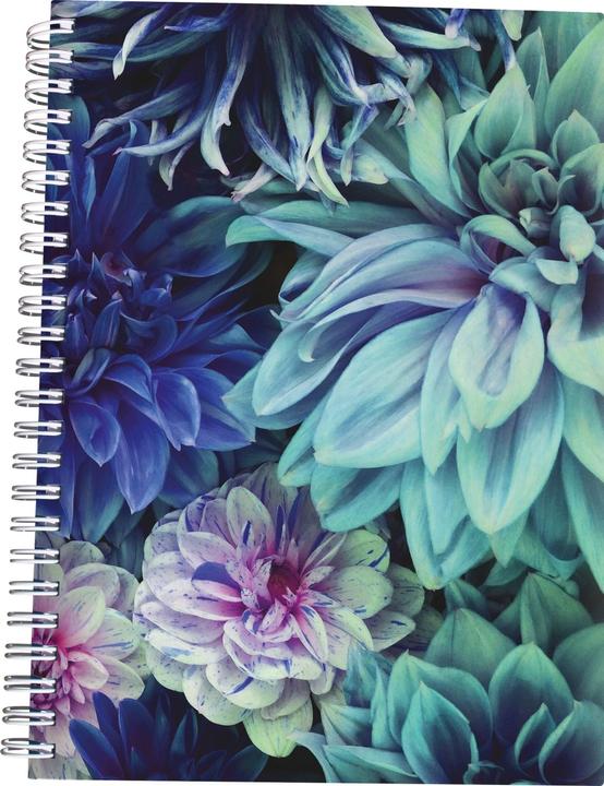 Productafbeelding Rnk Uitgever Notitieboekje met ABC-index Blossom DIN A5 gelinieerd, veelkleurige hardcover 96 pagina's (A6, Rijen, Hardcover)