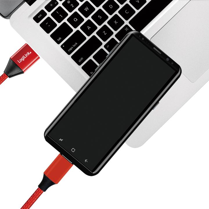 Produktbild LogiLink USB Kabel (1 m, USB 2.0, 5 W)