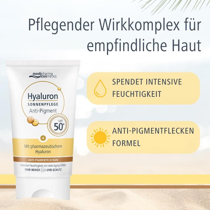 Immagine prodotto Dr. Theiss Hyaluron Sunp. Viso Anti-Pig.&Anti-Age SPF50, 50 ml CRE (Crema solare viso, SPF 50+, 50 ml)
