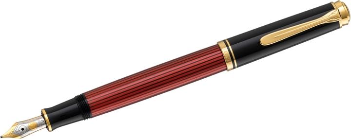 Actual product image Pelikan Fountain Pen M600 Black-Red B Case (Black/Red, 1 x)