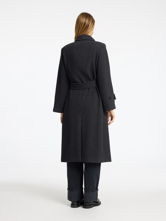 Actual product image Selected Femme Wool blend belt trench coat (38)