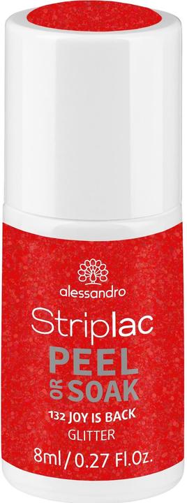 Alessandro Striplac Peel or Soak Joy is back 8 ml (132 Joy Is Back, Abziehbarer Nagellack)