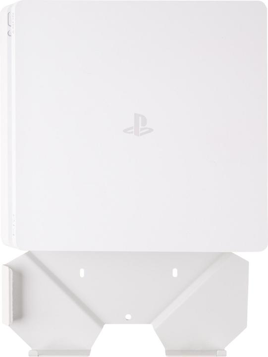 Immagine prodotto 4Mount Supporto da parete per Ps4 Slim Bianco - Bundle (PS4)