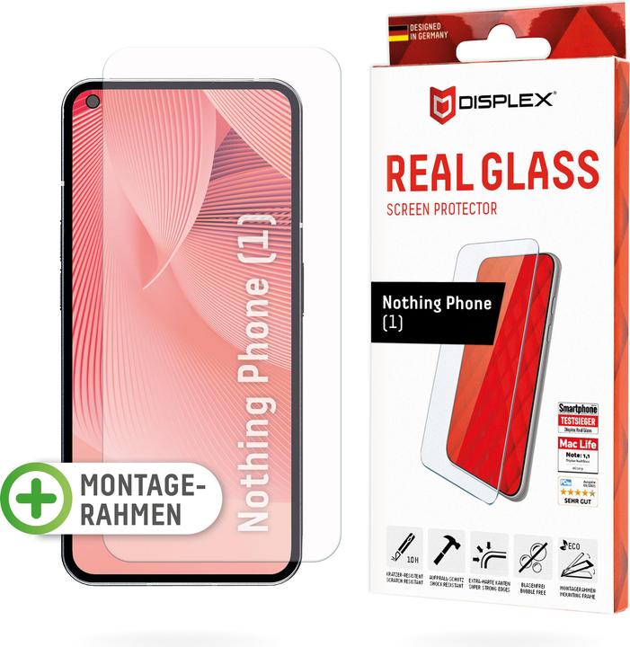 Produktbild Displex Real Glass, 2D Panzerglas (1 Stück, Nothing Phone (1))