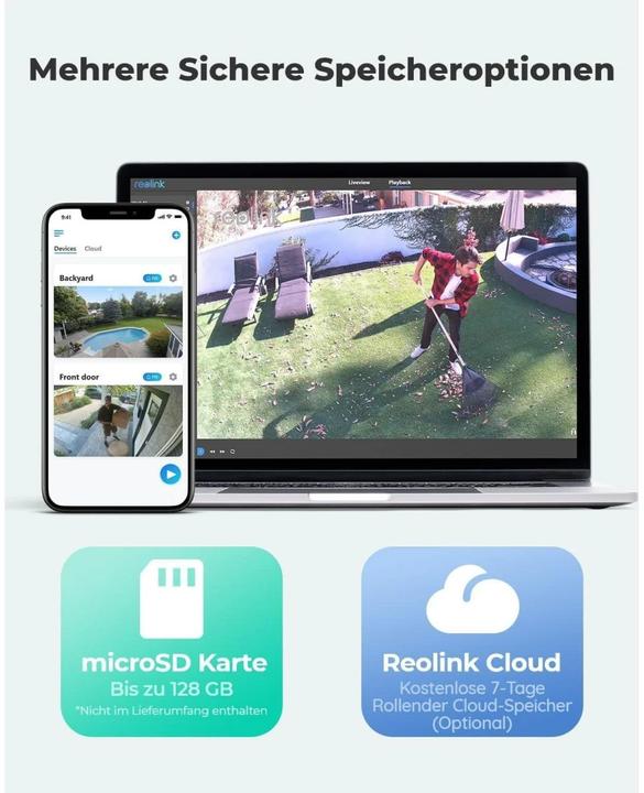 Produktbild Reolink 4G/LTE-Kamera GO Ultra inkl. Solarpanel 2 + SIM (3840 x 2160 Pixels)
