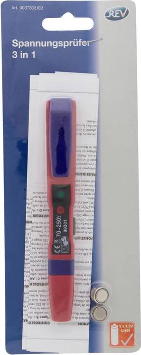 Produktbild REV Spannungsprüfer 3 in 1 rt-bl Spannungsprüfer LED