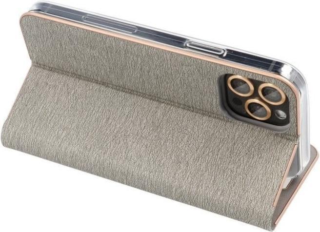 Actual product image Forcell Book case OEM LUNA Book Gold for SAMSUNG A13 5G / A04S silver (Samsung Galaxy A13 5G, Samsung Galaxy A04S)