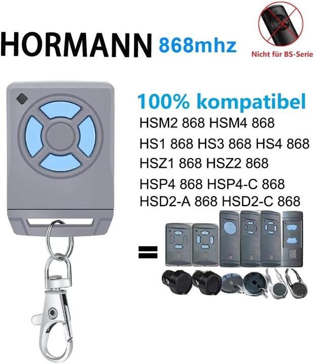 Actual product image Hörmann HSM2 (Handheld transmitter)