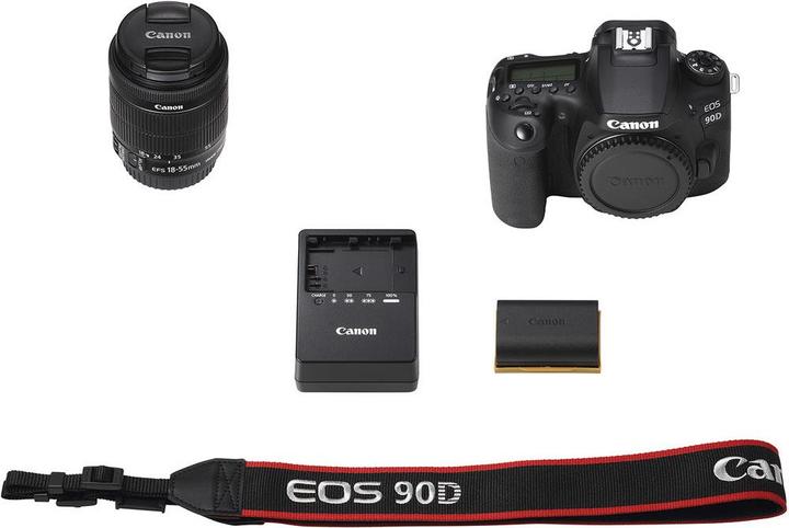 Immagine prodotto Canon EOS 90D - (EU) (18 - 55 mm, 32.50 Mpx, APS-C / DX)