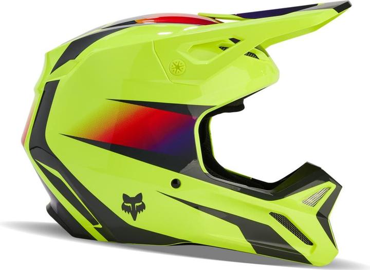 Produktbild Fox Helmet 24 V1 Flora Ylw (56 cm)