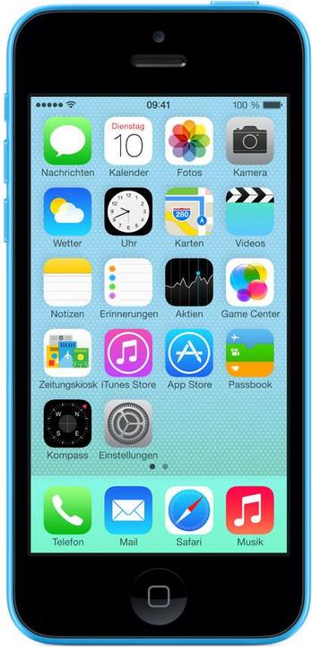 Apple iPhone 5C (32 GB, Blau, 4", 8 Mpx, 4G)