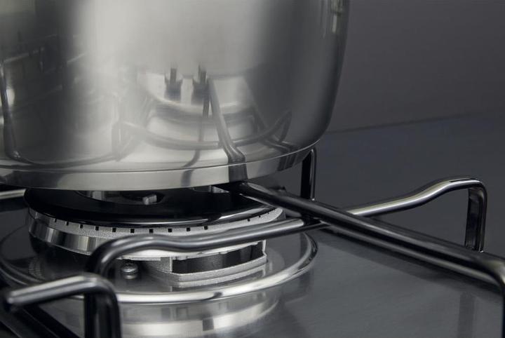 Actual product image Hotpoint PCN 642 T/IX/HAR Stainless steel Built-in hob 60 cm Gas 4 Cooker(s)