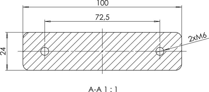 Actual product image Pöttker CLASSIC extension table runner, extension length 2328 mm, 90 kg, galvanised steel