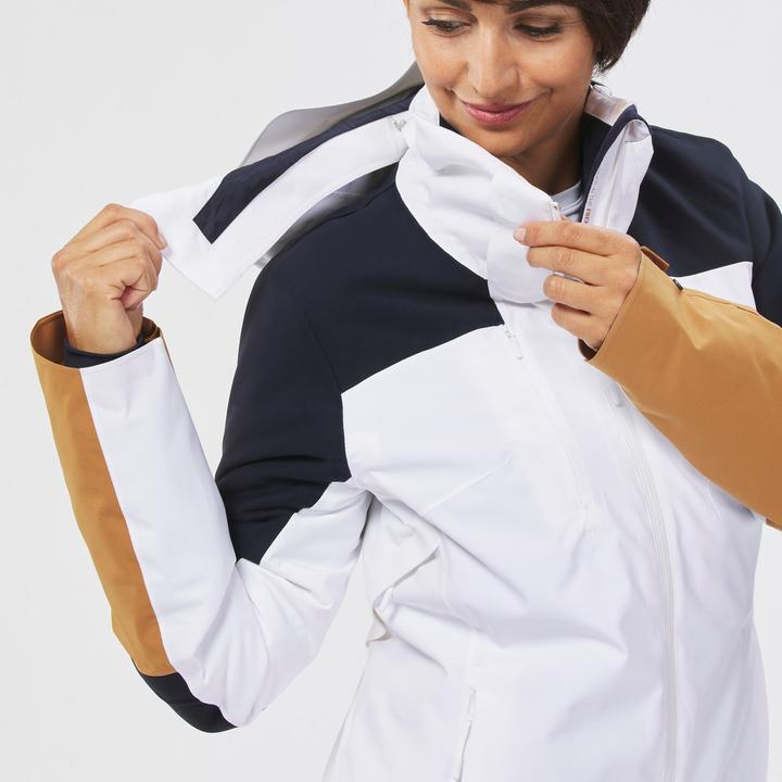 Immagine prodotto Wedze Giacca da sci donna 500 sport - bianco/navy/marrone (M)