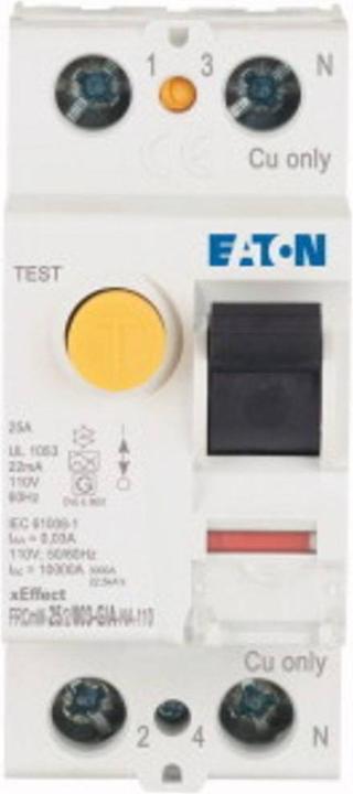 Actual product image Eaton Ground fault circuit interrupter FRCMM-25/2/003-G/A-NA-110 25A