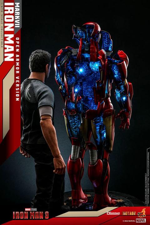 Image du produit Hot Toys Iron Man 3 diorama 1/6 Iron Man Mark VII (Open Armor Version) 32 cm