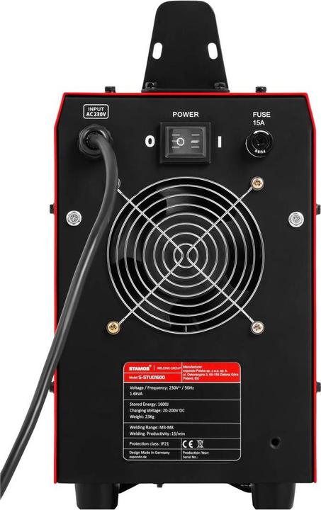 Actual product image Stamos Stud welder S-Stud1600