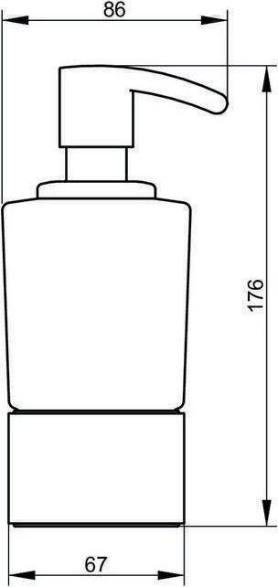 Immagine prodotto Keuco Vetro opale ELEGANCE sfuso smerigliato