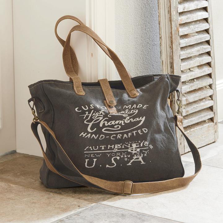Actual product image Loberon Bag Kamjenia dark grey/brown