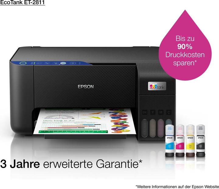 Image du produit Epson EcoTank ET-2811 (Réservoir d'encre, Couleur)