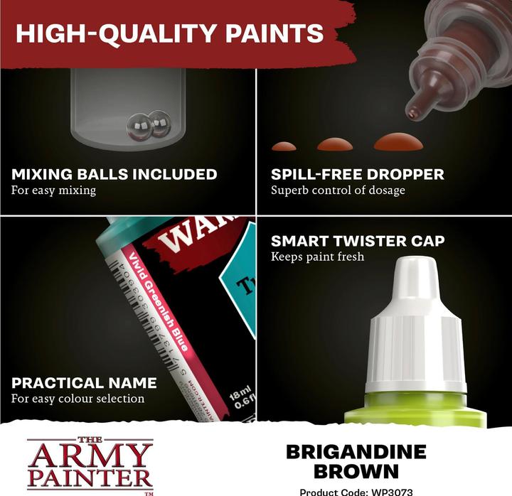 Actual product image Army Painter TAPWP3073P - Warpaints Fanatic: Brigandine Brown