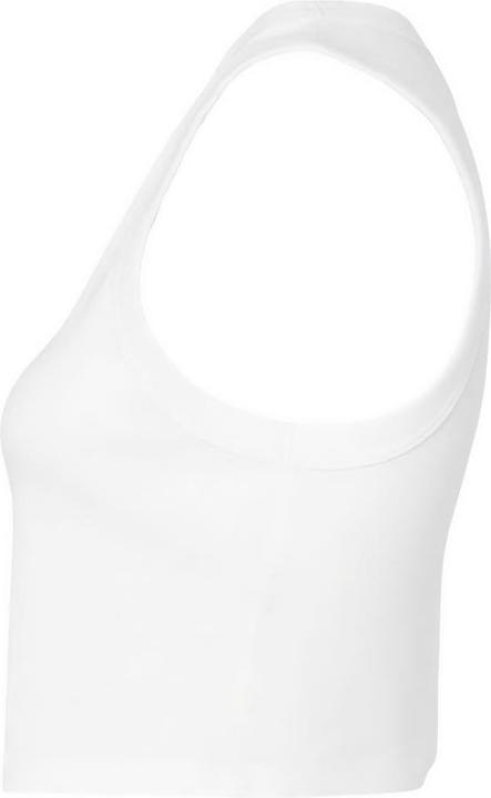 Actual product image Bella Canvas Womens/Ladies Muscle Micro-Rib Cropped Vest Top (L)