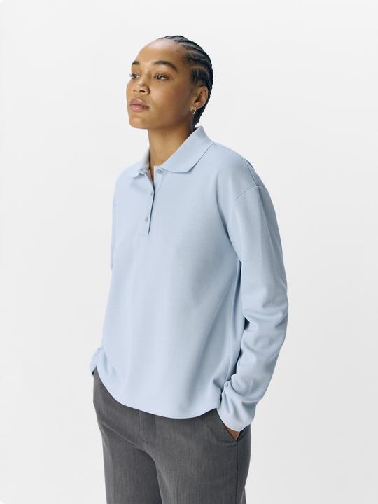 Produktbild Object Gestreiftes Langarm-Poloshirt (S)