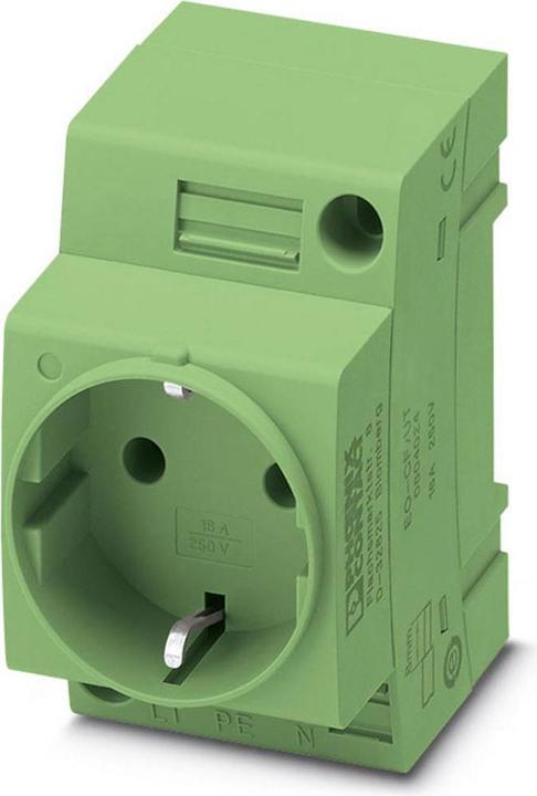 Actual product image Phoenix Contact Socket for DIN rail EO-CF/UT/GN Content: 1 pc.
