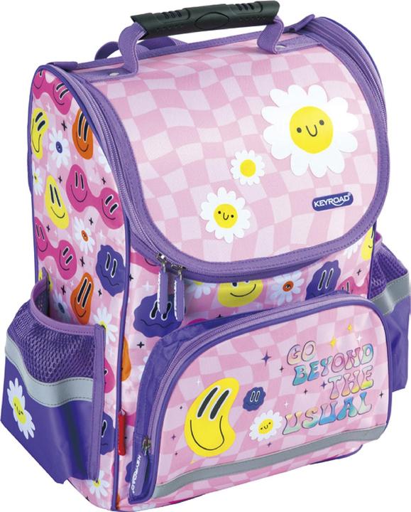 Keyroad Schulranzen Premium, 38x28x18 cm, Smile