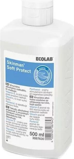 Ecolab SKINMAN SOFT PROTECT viruzide alkoholische Händedesinfektion Fl 500 ml (500 ml)